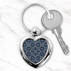 Oriental Ornate Pattern Key Chains (heart)  by dflcprints