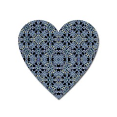 Oriental Ornate Pattern Heart Magnet by dflcprints