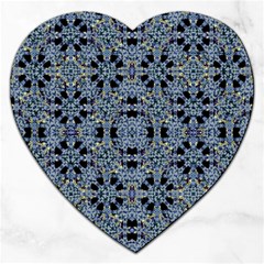 Oriental Ornate Pattern Jigsaw Puzzle (heart) by dflcprints