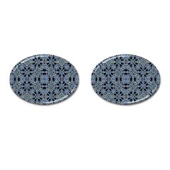 Oriental Ornate Pattern Cufflinks (oval) by dflcprints