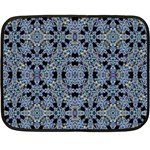 Oriental Ornate Pattern Fleece Blanket (Mini) 35 x27  Blanket