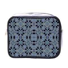 Oriental Ornate Pattern Mini Toiletries Bags by dflcprints