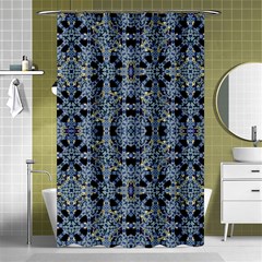 Oriental Ornate Pattern Shower Curtain 48  X 72  (small)  by dflcprints