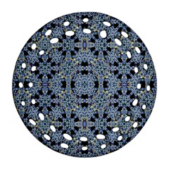 Oriental Ornate Pattern Ornament (round Filigree) by dflcprints