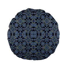 Oriental Ornate Pattern Standard 15  Premium Flano Round Cushions by dflcprints