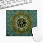 Modern Fantasy Rococo Flower And Lilies Large Mousepads Front