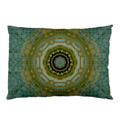 Modern Fantasy Rococo Flower And Lilies Pillow Case by pepitasart