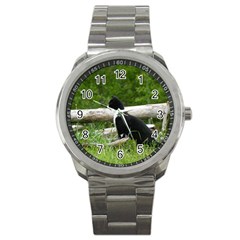 Farm Cat Sport Metal Watch