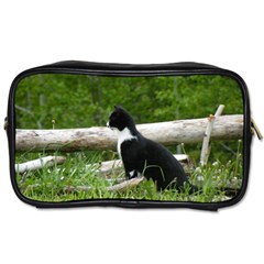 Farm Cat Toiletries Bags 2-side by IIPhotographyAndDesigns