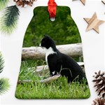 Farm Cat Bell Ornament (Two Sides) Back