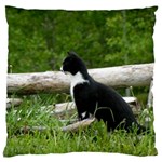 Farm Cat Large Cushion Case (Two Sides) Front