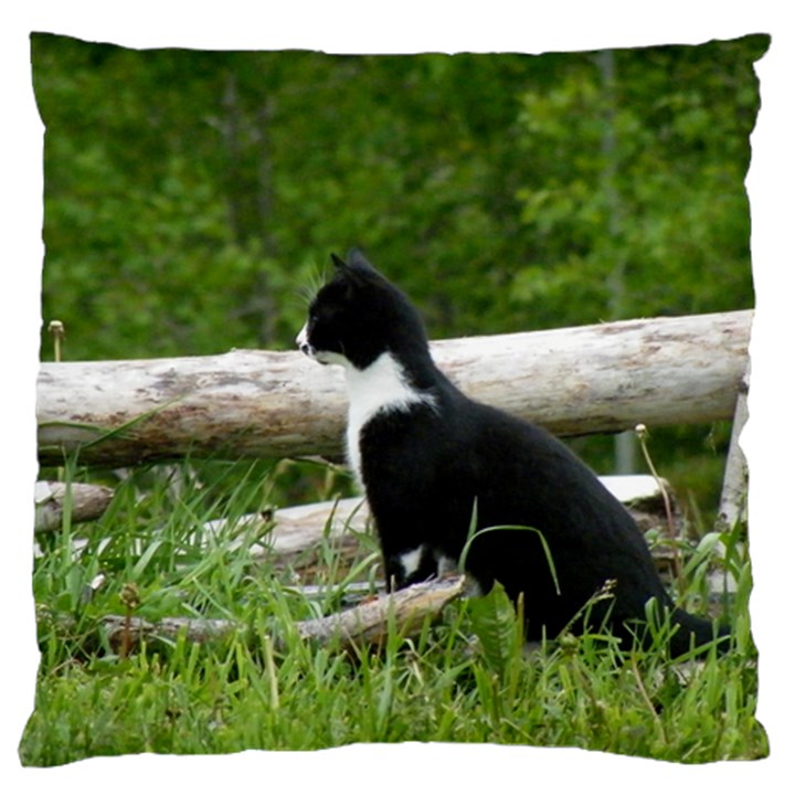 Farm Cat Large Cushion Case (Two Sides)