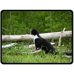 Farm Cat Double Sided Fleece Blanket (Large)  80 x60  Blanket Front