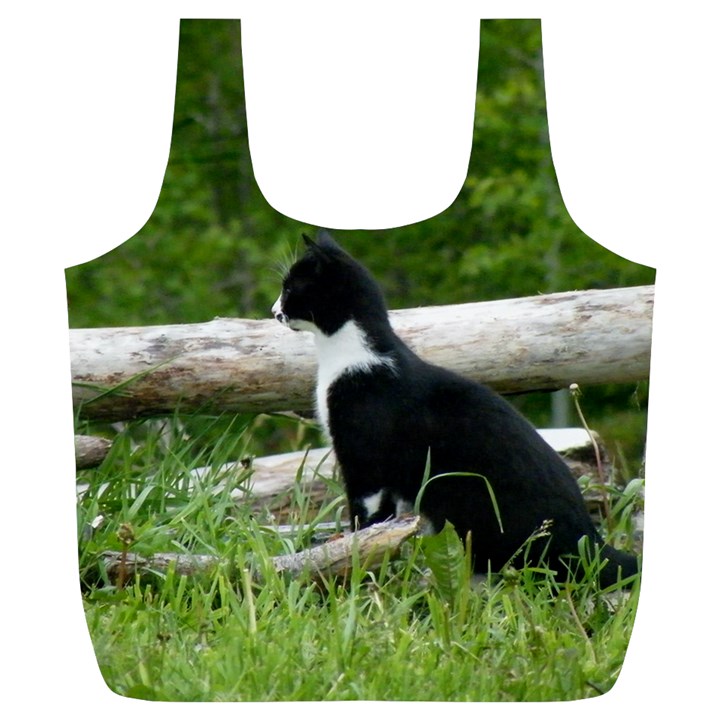 Farm Cat Full Print Recycle Bags (L) 