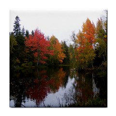 Autumn Pond Tile Coasters by IIPhotographyAndDesigns