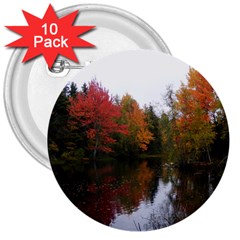 Autumn Pond 3  Buttons (10 Pack)  by IIPhotographyAndDesigns