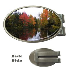 Autumn Pond Money Clips (oval)  by IIPhotographyAndDesigns