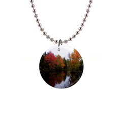 Autumn Pond Button Necklaces by IIPhotographyAndDesigns