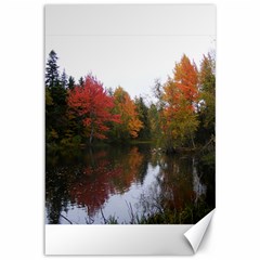 Autumn Pond Canvas 12  X 18   by IIPhotographyAndDesigns