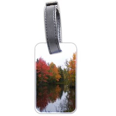 Autumn Pond Luggage Tags (two Sides) by IIPhotographyAndDesigns