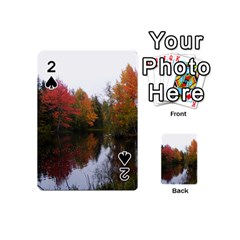 Autumn Pond Playing Cards 54 (mini)  by IIPhotographyAndDesigns