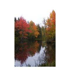 Autumn Pond Shower Curtain 48  X 72  (small)  by IIPhotographyAndDesigns