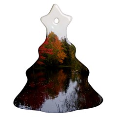 Autumn Pond Ornament (christmas Tree)  by IIPhotographyAndDesigns