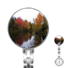 Autumn Pond Stainless Steel Nurses Watch