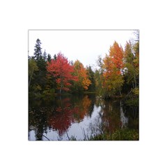 Autumn Pond Satin Bandana Scarf by IIPhotographyAndDesigns