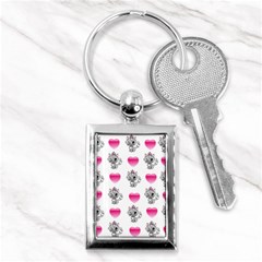 Evil Sweetheart Kitty Key Chains (rectangle)  by IIPhotographyAndDesigns