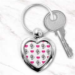 Evil Sweetheart Kitty Key Chains (heart)  by IIPhotographyAndDesigns