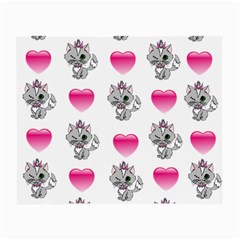 Evil Sweetheart Kitty Small Glasses Cloth by IIPhotographyAndDesigns