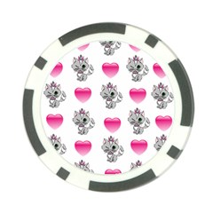 Evil Sweetheart Kitty Poker Chip Card Guard by IIPhotographyAndDesigns