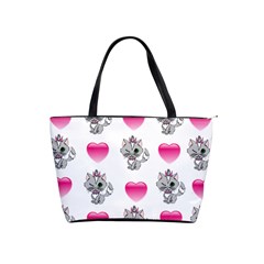 Evil Sweetheart Kitty Shoulder Handbags by IIPhotographyAndDesigns