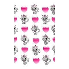 Evil Sweetheart Kitty Shower Curtain 48  X 72  (small)  by IIPhotographyAndDesigns