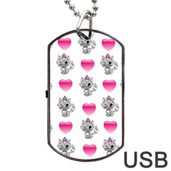 Evil Sweetheart Kitty Dog Tag Usb Flash (one Side) by IIPhotographyAndDesigns