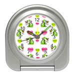 Dragons And Hearts Travel Alarm Clock Front