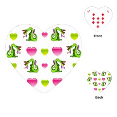 Dragons And Hearts Playing Cards (heart)  by IIPhotographyAndDesigns