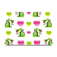 Dragons And Hearts Plate Mats by IIPhotographyAndDesigns