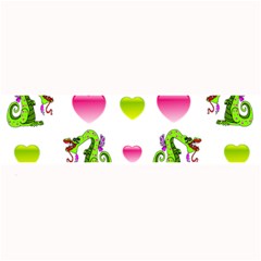 Dragons And Hearts Large Bar Mats by IIPhotographyAndDesigns