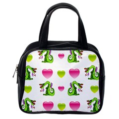 Dragons And Hearts Classic Handbags (one Side) by IIPhotographyAndDesigns