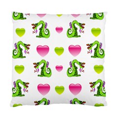 Dragons And Hearts Standard Cushion Case (one Side) by IIPhotographyAndDesigns