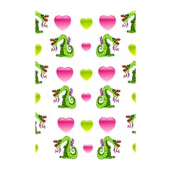 Dragons And Hearts Shower Curtain 48  X 72  (small)  by IIPhotographyAndDesigns