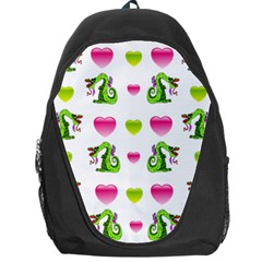 Dragons And Hearts Backpack Bag by IIPhotographyAndDesigns