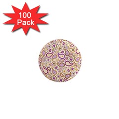 Damascus Image Purple Background 1  Mini Magnets (100 Pack)  by flipstylezfashionsLLC