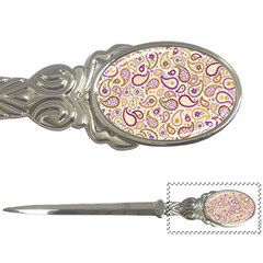 Damascus Image Purple Background Letter Opener by flipstylezfashionsLLC