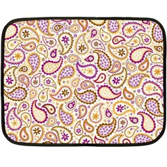 Damascus Image Purple Background Double Sided Fleece Blanket (mini)  by flipstylezfashionsLLC