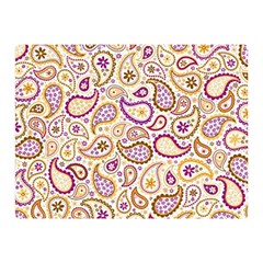 Damascus Image Purple Background Double Sided Flano Blanket (mini)  by flipstylezfashionsLLC