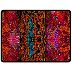 Retro Multi Colors Pattern Created By Flipstylez Designs Double Sided Fleece Blanket (large)  by flipstylezfashionsLLC