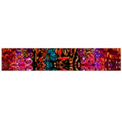 Retro Multi Colors Pattern Created By Flipstylez Designs Large Flano Scarf  by flipstylezfashionsLLC